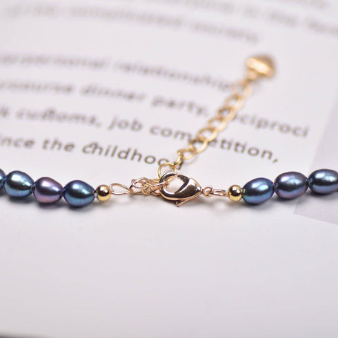 MultiColor Rice Freshwater Pearl Necklace - House Of Pearls